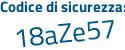 Il Codice di sicurezza è fc5 poi 2a86 il tutto attaccato senza spazi