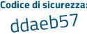 Il Codice di sicurezza è 22214c2 il tutto attaccato senza spazi