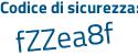 Il Codice di sicurezza è 5d poi c7512 il tutto attaccato senza spazi