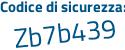 Il Codice di sicurezza è 6613e poi 95 il tutto attaccato senza spazi