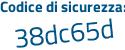 Il Codice di sicurezza è 28e5 poi 5ac il tutto attaccato senza spazi