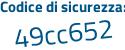 Il Codice di sicurezza è fZa continua con 4f6d il tutto attaccato senza spazi