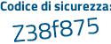 Il Codice di sicurezza è c continua con 1d379b il tutto attaccato senza spazi