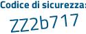 Il Codice di sicurezza è 2c19165 il tutto attaccato senza spazi