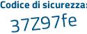 Il Codice di sicurezza è 954 poi ddac il tutto attaccato senza spazi