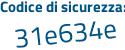 Il Codice di sicurezza è dZ continua con 2Z97f il tutto attaccato senza spazi
