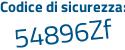 Il Codice di sicurezza è 8dZ33 segue c1 il tutto attaccato senza spazi