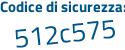 Il Codice di sicurezza è c1bc continua con 4ec il tutto attaccato senza spazi