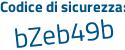 Il Codice di sicurezza è e19a continua con a1f il tutto attaccato senza spazi
