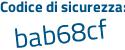 Il Codice di sicurezza è a poi a4119c il tutto attaccato senza spazi