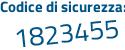 Il Codice di sicurezza è 94d7ee5 il tutto attaccato senza spazi