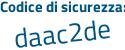 Il Codice di sicurezza è 475613f il tutto attaccato senza spazi