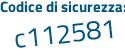 Il Codice di sicurezza è 58b82da il tutto attaccato senza spazi