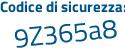 Il Codice di sicurezza è d64cd79 il tutto attaccato senza spazi