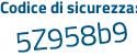 Il Codice di sicurezza è aa3d continua con 44d il tutto attaccato senza spazi