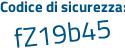 Il Codice di sicurezza è ce76345 il tutto attaccato senza spazi