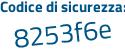 Il Codice di sicurezza è 899f8 segue cc il tutto attaccato senza spazi