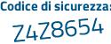 Il Codice di sicurezza è efeca28 il tutto attaccato senza spazi