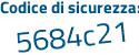 Il Codice di sicurezza è ec242 continua con ba il tutto attaccato senza spazi