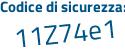 Il Codice di sicurezza è 78 poi 79dee il tutto attaccato senza spazi
