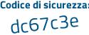 Il Codice di sicurezza è 2c9c poi c87 il tutto attaccato senza spazi