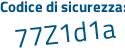 Il Codice di sicurezza è 514d4 continua con 37 il tutto attaccato senza spazi