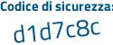 Il Codice di sicurezza è 958 continua con 23f6 il tutto attaccato senza spazi