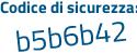 Il Codice di sicurezza è ad7Zf2a il tutto attaccato senza spazi