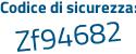 Il Codice di sicurezza è 4513 segue c92 il tutto attaccato senza spazi