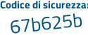 Il Codice di sicurezza è d continua con a277d5 il tutto attaccato senza spazi