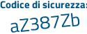 Il Codice di sicurezza è e segue b2d156 il tutto attaccato senza spazi