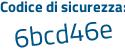 Il Codice di sicurezza è c95c4 poi 55 il tutto attaccato senza spazi