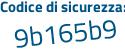 Il Codice di sicurezza è 323Z965 il tutto attaccato senza spazi