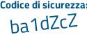 Il Codice di sicurezza è 95e continua con d2c1 il tutto attaccato senza spazi