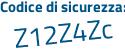 Il Codice di sicurezza è 5d8c continua con 28f il tutto attaccato senza spazi