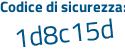 Il Codice di sicurezza è 6e66e poi c3 il tutto attaccato senza spazi