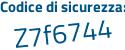Il Codice di sicurezza è 2996f43 il tutto attaccato senza spazi