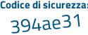 Il Codice di sicurezza è c segue b54c51 il tutto attaccato senza spazi