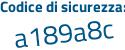 Il Codice di sicurezza è 811cba4 il tutto attaccato senza spazi