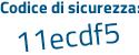 Il Codice di sicurezza è 95 segue a3362 il tutto attaccato senza spazi