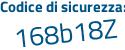 Il Codice di sicurezza è 967369d il tutto attaccato senza spazi