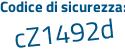 Il Codice di sicurezza è b continua con f8aff6 il tutto attaccato senza spazi