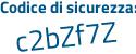 Il Codice di sicurezza è ff1f continua con Zed il tutto attaccato senza spazi