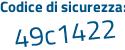 Il Codice di sicurezza è dZ poi ef7e3 il tutto attaccato senza spazi