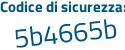 Il Codice di sicurezza è 6ZcZa3d il tutto attaccato senza spazi