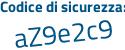 Il Codice di sicurezza è 6d72 poi 36f il tutto attaccato senza spazi