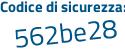 Il Codice di sicurezza è 9e4fcfe il tutto attaccato senza spazi