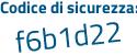 Il Codice di sicurezza è 3dbZ122 il tutto attaccato senza spazi