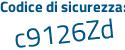 Il Codice di sicurezza è fd segue da61b il tutto attaccato senza spazi