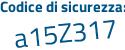 Il Codice di sicurezza è cc1 continua con c173 il tutto attaccato senza spazi